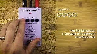 P&B Pedal Tones - 3rd Dimension chorus by TC Electronic