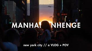 Photographing ManhattanHenge 2024 (kind of) in New York City // A Street Photography Vlog + POV.