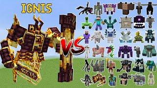 Ignis vs All Minecraft Bosses - Minecraft Mob Battle