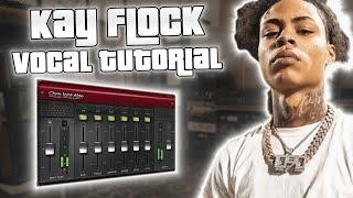 How To Mix DRILL Type VOCALS Like Kay Flock  NY Drill Vocals Tutorial Waves Preset