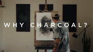 Why I Only Draw With Charcoal | Portrait Drawing