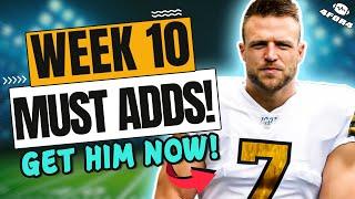 Week 10 Must Add Waiver Wire Players! | Fantasy Football 2024