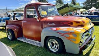 HEBER CITY CLASSIC CAR SHOW 2024 - Almost 4 hours of Hot Rods, Rat Rods, Customs & Motorcycles in 4K