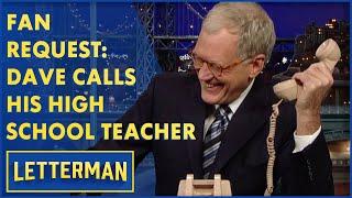 Fan Request: Dave Calls His High School Teacher | Letterman