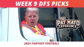 2024 NFL Week 9 DraftKings Picks, Lineups, Strategy, Ownership | NFL Week 9 Injuries | DFS NFL Picks