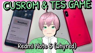 Mencoba Custom Rom Nusantara Android 13 di Redmi Note 5 (whyred) dan tes gaming [vTuber Indonesia]