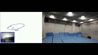 Autonomous Drone Target Tracking with occasional loss of visual contact and no recovery