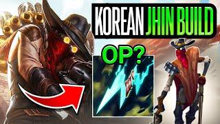 Testing the NEW KOREAN JHIN BUILD