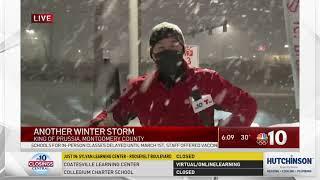 Snow Has Started to Really Come Down in Montgomery County | NBC10 Philadelphia