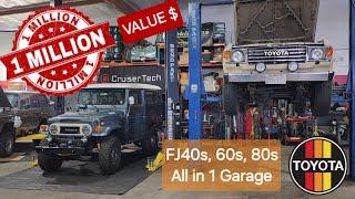 $1 million in Land Cruisers in one Garage