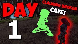 How my Tribe Claimed Our ALPHA Base Spot DAY 1 | Ark Survival Evolved | INX 4 Man Episode 1