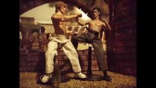 1/6 Bruce Lee and Chuck Norris Custom by tessjess1