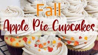 EASY FALL APPLE PIE CUPCAKES :: FALL ARTSY CUPCAKE CHALLENGE :: FALL DESSERTS