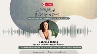 Oracle Hour- Join me for Live Intuitive Readings and Spirit Messages!