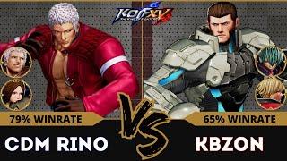 KOFXV⭐CDM RINO (O.Yashiro/Yashiro/Whip) vs KBZON (Maxima/Shun'ei/Rock)⭐Ranked Match - 11/24