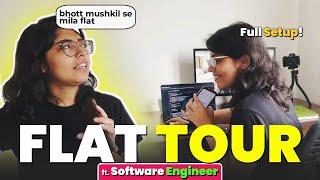 Software Engineer in Bangalore spending  on Rent !!! Desk Setup of Software Engineer|Anshika Gupta