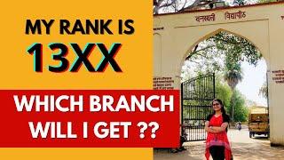 Rank VS Branch | Counseling in Banasthali | Admissions 2022 | B.Tech MCA