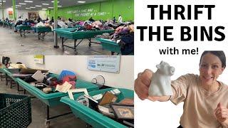 Thrifting the Goodwill BINS | Chatty Thrift Haul | Thrifting For Resell 2024 | Thrifting for Profit