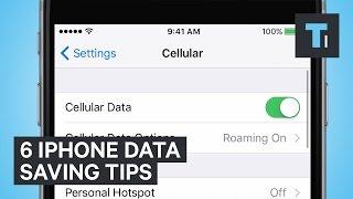 6 iPhone Data Saving Tips