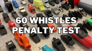 World’s biggest Penalty Sound Test - Referee Whistles- 50 M dB Comparision