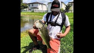 1st Time Bass Fishing in Miami Florida