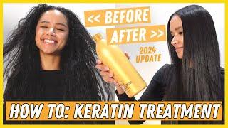 HOW TO: do a keratin treatment at home 2024 update Everything you need to know & application tips