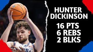 Hunter Dickinson Highlights vs. Howard | 11/4/24 | 16 Pts, 6 Rebs, 2 Blks