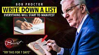 The Universe Will Give You EVERYTHING You Write Down - Bob Proctor (This Is So Powerful)