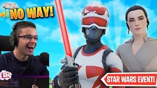 Nick Eh 30 reacts to Star Wars in Fortnite!