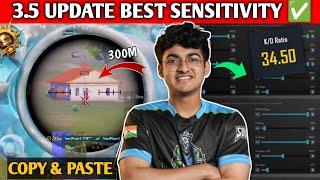 UPDATE 3.5 CG GOBLIN SENSITIVITY 2024 (No Recoil) | PUBG MOBILE BEST SENSITIVITY 2024