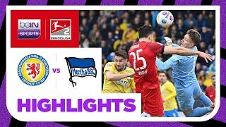 Eintracht Braunschweig v Hertha Berlin | 2. Bundesliga 23/24 Match Highlights