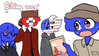 Sibling song || Animatic || Countryhumans [ UK family ]