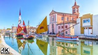 Walkin tour in Italy 4k,Cesenatico #italy #italia #relaxing #walkingtour #walking #4k