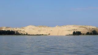 Curonian Spit view from Curonian Lagoon