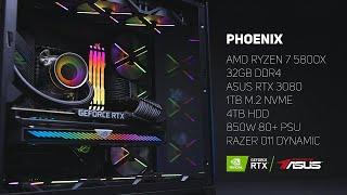 VRLA Tech Phoenix Gaming PC | ASUS GeForce RTX 3080 | Ryzen 9 5900X