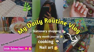 {8.00am - 1.00pm} Daily routine vlog ️|Cs craft