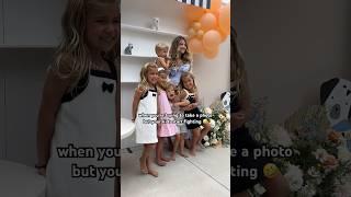 Reality of having 5 kids in a single photo  #momlife