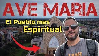 ASÍ es AVE MARIA En Florida, El mejor Lugar Para Vivir Tranquilamente!