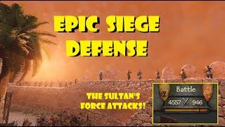 Massive Army of the Sultan Attacks! Epic Siege Defense of an Aserai City, Volume XVII