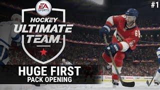 HUGE FIRST PACK OPENING! | NHL 17 ULTIMATE TEAM