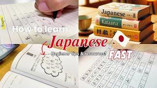 How to learn Japanese FAST in 2025 for Beginners