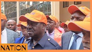 Raila Odinga holds meeting with ODM delegates from Kisii and Nyamira counties