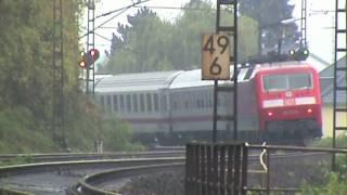 SBB Cargo Re482, BR185, BR120, BR101, ICE T, 4x BR146, BR460, BR643 Unkelbachtal am Rhein