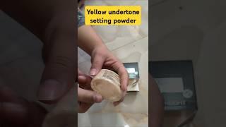 Affordable yellow undertone setting powder #makeup