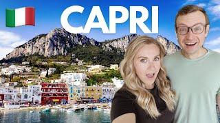 Capri DAY TRIP VLOG  Ferry From Naples, Italy (Island Tour & Chair Lift)