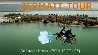 Zermatt - Tour (BIKEPACKING) Teil 5 Zermatt bis Bodensee mit dem Fahrrad zum Skifahren (Bonus Folge)