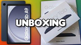 Samsung Galaxy Tab A9 UNBOXING and SETUP 2024