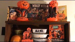 Vintage Halloween Pyrex Display l Blow Molds, Retro Decor, & More!