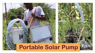 Affordable Portable Solar Pump for irrigation at small-scale farms