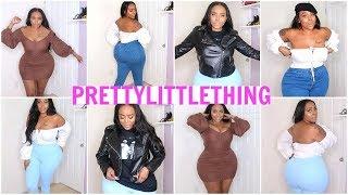 PRETTY LITTLE THING TRY ON HAUL CURVY PLUS SIZE FRIENDLY| CRYSTAL CHANEL